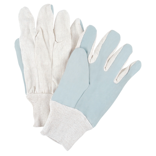 Gants de travail de premi&egrave;re qualit&eacute;, Grand, Paume en Cuir de vache refendu Southpoint Industrial Supply