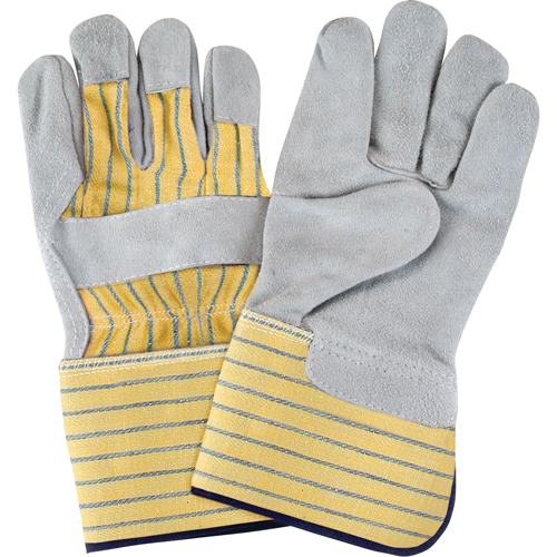 Premium Quality Fitters Gloves, Large, Split Cowhide Palm, Cotton Inner Lining Southpoint Industrial Supply