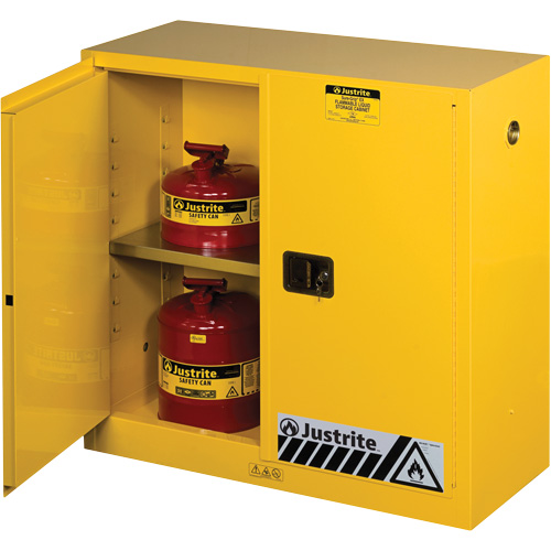 Armoires Sure-Grip EX pour produits inflammables, 30 gal., 2 Porte(s), 43" La x 44" h x 18" p Southpoint Industrial Supply