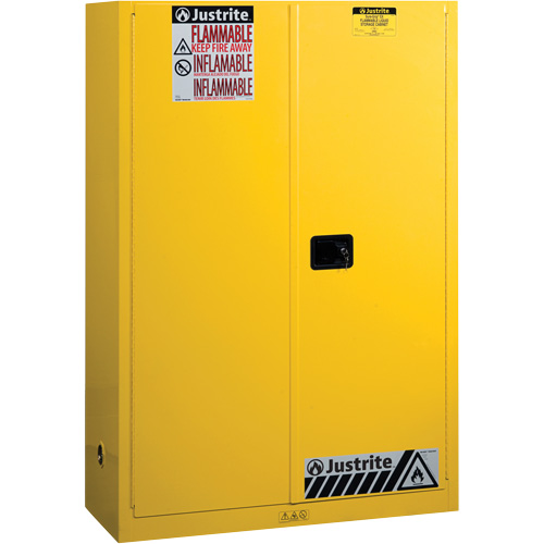 Armoires Sure-Grip EX pour produits inflammables, 45 gal., 2 Porte(s), 43" La x 65" h x 18" p Southpoint Industrial Supply
