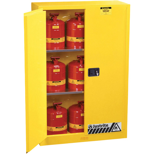 Armoires Sure-Grip EX pour produits inflammables, 45 gal., 2 Porte(s), 43" La x 65" h x 18" p Southpoint Industrial Supply