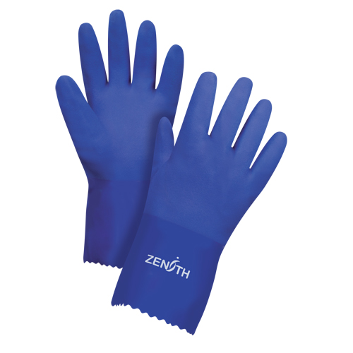 Gants ultra flexible, Taille T-Grand/10, 12" lo, PVC, Doublure en Interlock, 45 mils Southpoint Industrial Supply