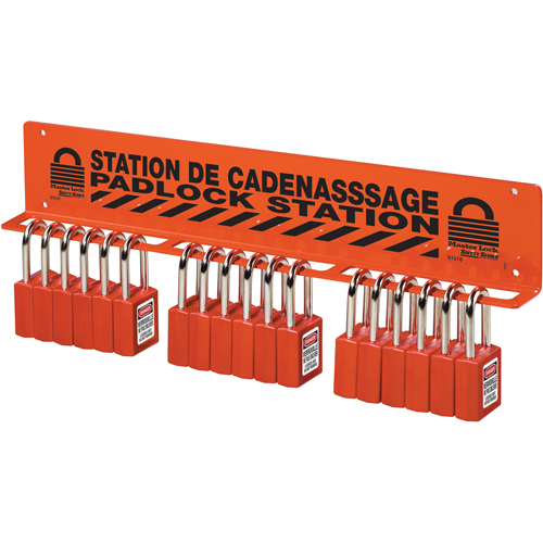Unfilled Padlock Rack Station Southpoint Industrial Supply