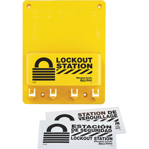 Poste de verrouillage compacte, Cadenas Aucune, Capacit&eacute; de 4, Cadenas Non compris Southpoint Industrial Supply