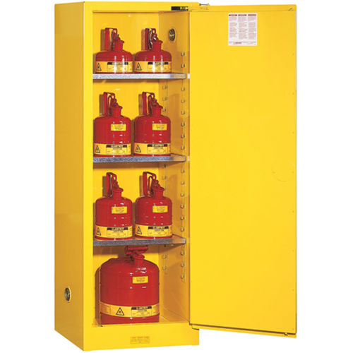 Armoire de s&eacute;curit&eacute; pour produits inflammables EX Slimline Sure-Grip , 22 gal., 1 Porte(s), 23,25" La x 65" h x 18" p Southpoint Industrial Supply