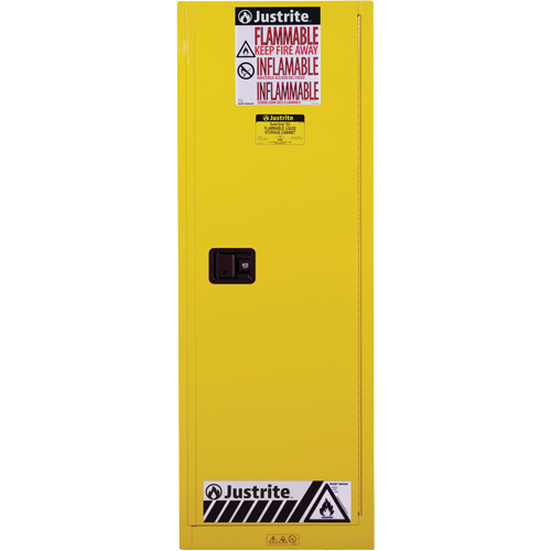 Armoire de s&eacute;curit&eacute; pour produits inflammables EX Slimline Sure-Grip , 22 gal., 1 Porte(s), 23,25" La x 65" h x 18" p Southpoint Industrial Supply