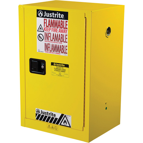 Armoire de s&eacute;curit&eacute; compacte pour produits inflammables EX Sure-Grip, 12 gal., 1 Porte(s), 23,25" La x 35" h x 18" p Southpoint Industrial Supply