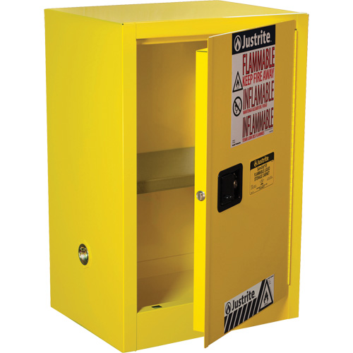 Armoire de s&eacute;curit&eacute; compacte pour produits inflammables EX Sure-Grip, 12 gal., 1 Porte(s), 23,25" La x 35" h x 18" p Southpoint Industrial Supply