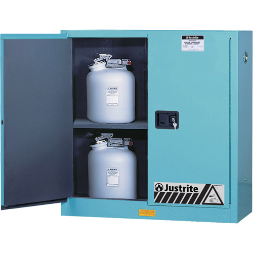 ChemCor&reg; Lined Acid/Corrosive Storage Cabinets, 30 gal., 43" x 44" x 18" Southpoint Industrial Supply
