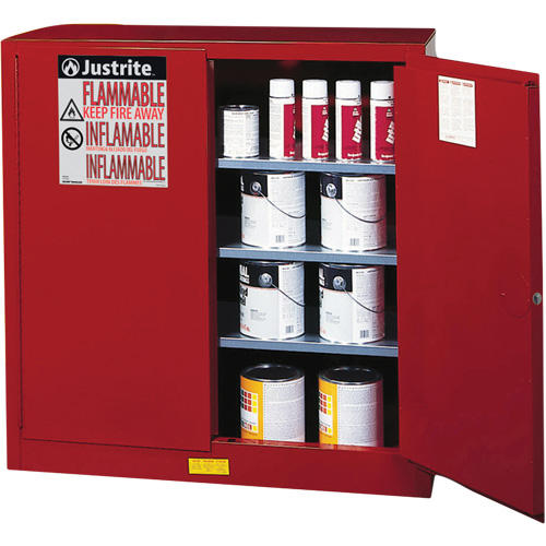 Armoire de s&eacute;curit&eacute; pour la peinture et les encres combustibles EX Sure-Grip, 40 gal., 3 tablettes Southpoint Industrial Supply