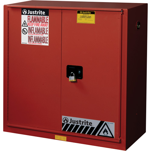 Armoire de s&eacute;curit&eacute; pour la peinture et les encres combustibles EX Sure-Grip, 40 gal., 3 tablettes Southpoint Industrial Supply