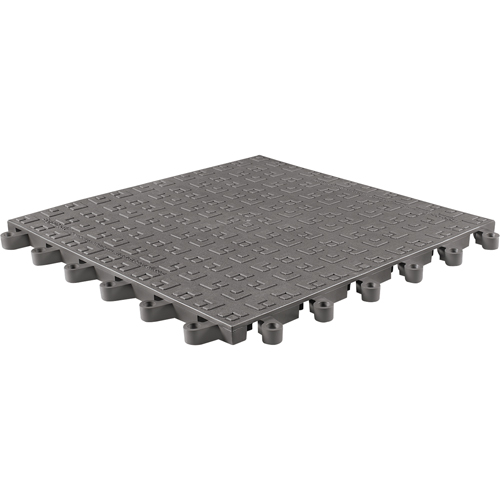 Tapis ErgoDeck Soft No 566, PVC, 1-1/2' la c, 1-1/2' lo, 7/8" &eacute;paisseur, Charbon Southpoint Industrial Supply