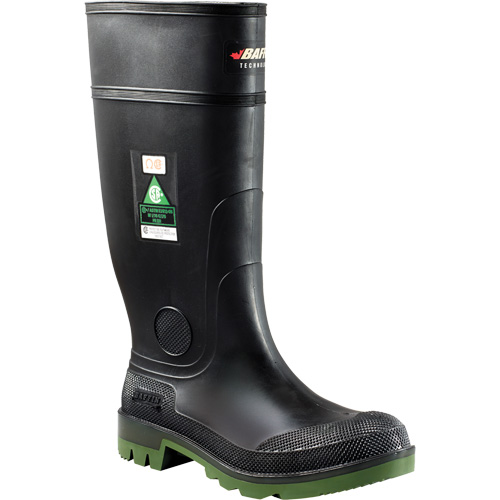 Bottes industrielles tout temps Enduro, Caoutchouc, Embout Acier, Pointure 8, Semelle R&eacute;sistant aux perforations Southpoint Industrial Supply