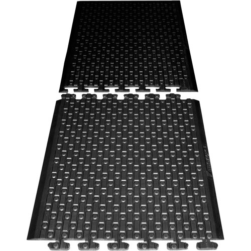 Rejuvenator Connect No. 502 Matting, Polyurethane, 3' W x 3' L, 5/8" Thick, Black Southpoint Industrial Supply