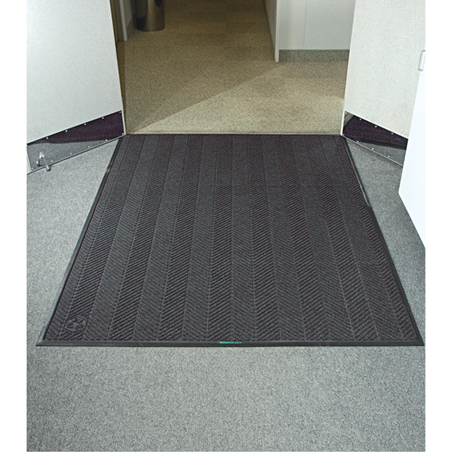 Tapis Waterhog Eco Elite, Essuie-pieds/grattoir, 4' x 20' x 3/8", Cendre grise Southpoint Industrial Supply