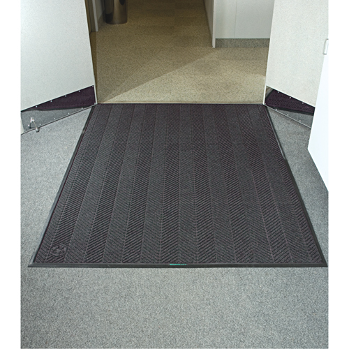 Tapis Waterhog Eco Elite, Essuie-pieds/grattoir, 6' x 8' x 3/8", Cendre grise Southpoint Industrial Supply