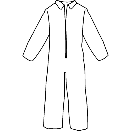 Tychem&reg; 4000 Coveralls, Large, White Southpoint Industrial Supply