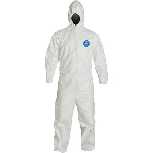 Hooded Coveralls, 4X-Large, White, Tyvek&reg; 400 Southpoint Industrial Supply