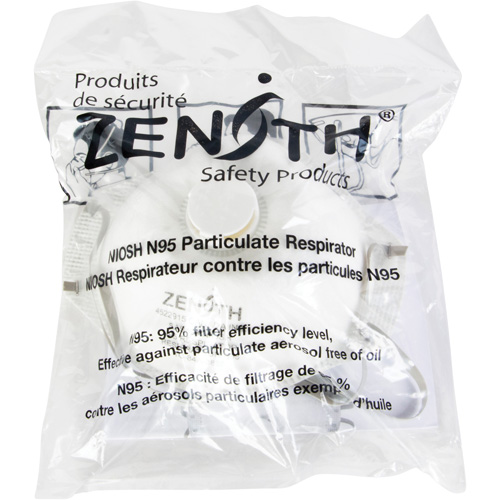 Respîrateur contre les particules - Emballage pour machine distributrice, N95, Certifi&eacute; NIOSH, Moyen/grand Southpoint Industrial Supply