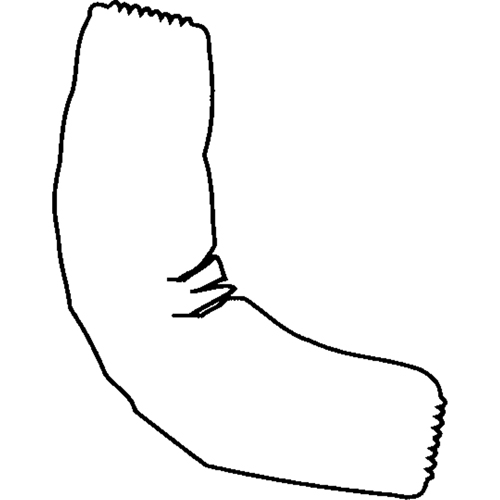 Manchettes, Longueur de 18", Tyvek 400, Blanc Southpoint Industrial Supply