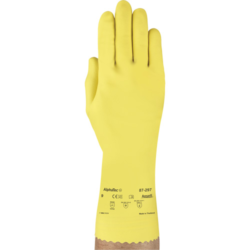 Gants Versatouch 297, Taille T-Grand/10, 12" lo, Latex de caoutchouc, Doublure en Ouat&eacute;e, 20 mils Southpoint Industrial Supply