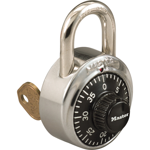 Padlock, Combination, Hardened Steel, 1-7/8" Width Southpoint Industrial Supply