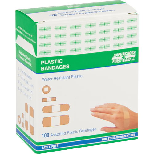 Bandages, Assorti, Plastique, St&eacute;rile Southpoint Industrial Supply
