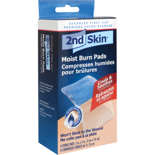 2nd Skin&reg; Moist Burn Pads, 2" x 3", Class 2 Southpoint Industrial Supply