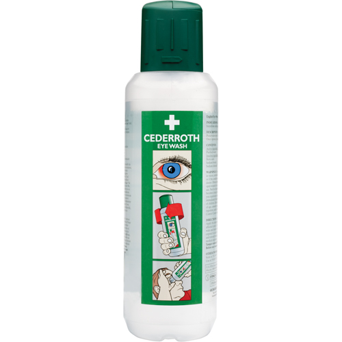 Cederroth Eyewash Solution, Full Bottle, 500 ml Southpoint Industrial Supply