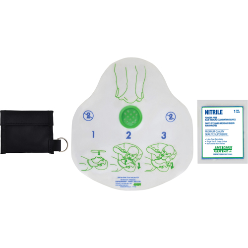 CPR Faceshield Kits, Single Use Faceshield, Class 2 Southpoint Industrial Supply