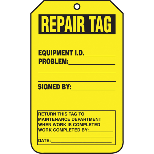 Inspection Tags, Cardstock, 3-1/8" W x 5-7/8" H, English Southpoint Industrial Supply
