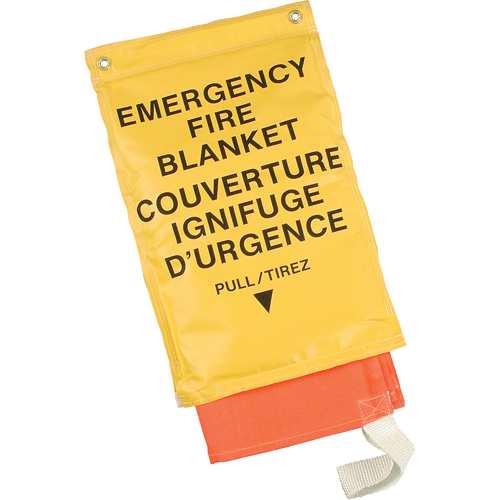 Couvertures ignifuges d'urgence, Fibre de verre, 72"lo x 72"la Southpoint Industrial Supply