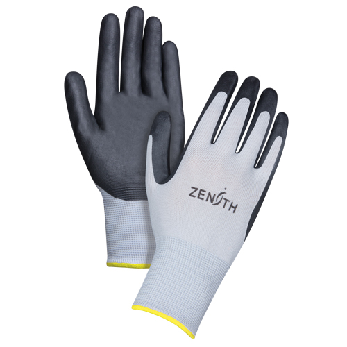 Lightweight Breathable Coated Gloves, 11/2X-Large, Foam Nitrile Coating, 13 Gauge, Polyester Shell Southpoint Industrial Supply