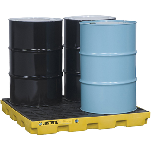 Centres d'accumulation EcoPolyBlend, Capacit&eacute; de d&eacute;versement 49 gal. US, 49" x 49" x 5,5" Southpoint Industrial Supply