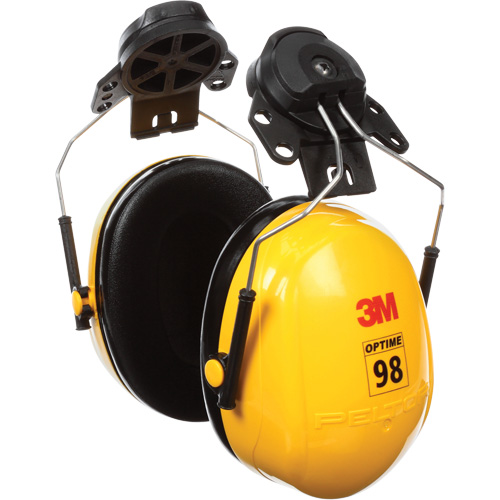 Serres-t&ecirc;tes de s&eacute;rie Peltor Optime 98, Fixation pour casque, 23 NRR dB Southpoint Industrial Supply