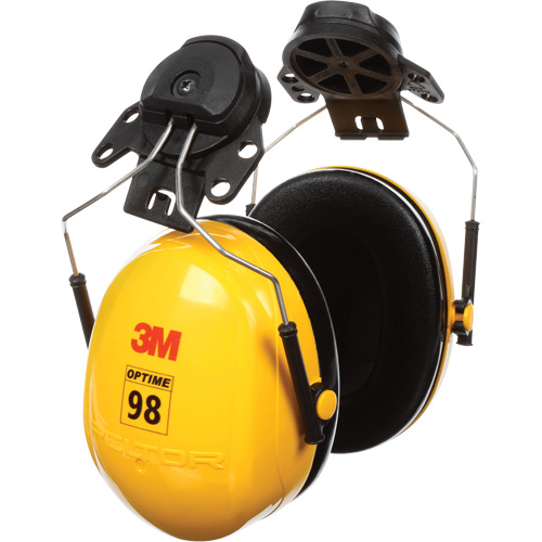 Serres-t&ecirc;tes de s&eacute;rie Peltor Optime 98, Fixation pour casque, 23 NRR dB Southpoint Industrial Supply