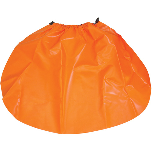 Hard Hat Rain Shield, One Size, Orange, Nylon/PVC Southpoint Industrial Supply