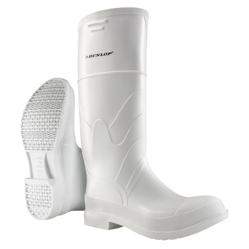 White Boots, PVC, Size 6 Southpoint Industrial Supply