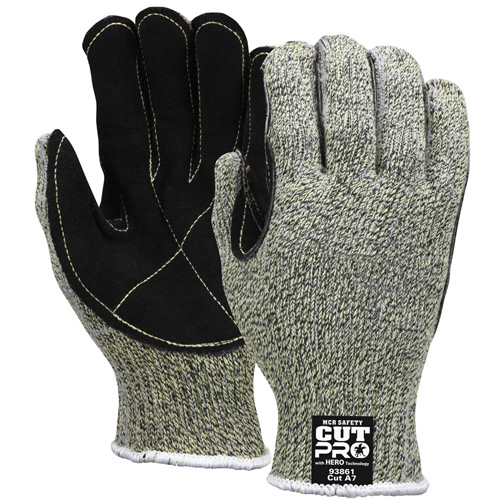 Gants r&eacute;sistants aux coupures Hero, Taille Petit/7, Calibre 7, Enveloppe en PEHD/Kevlar/Acier inoxydable, ANSI/ISEA 105 niveau 4 Southpoint Industrial Supply