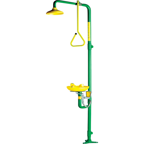 Safe-T-Zone&reg; Aerated Combination Shower & Eyewash Southpoint Industrial Supply