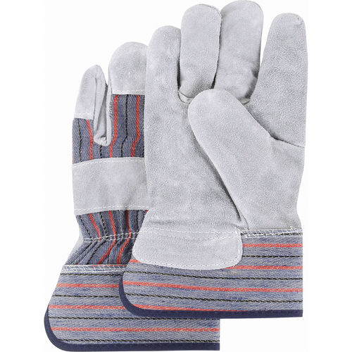 Split Back Premium Quality Fitters Gloves, Medium, Split Cowhide Palm, Cotton Inner Lining Southpoint Industrial Supply