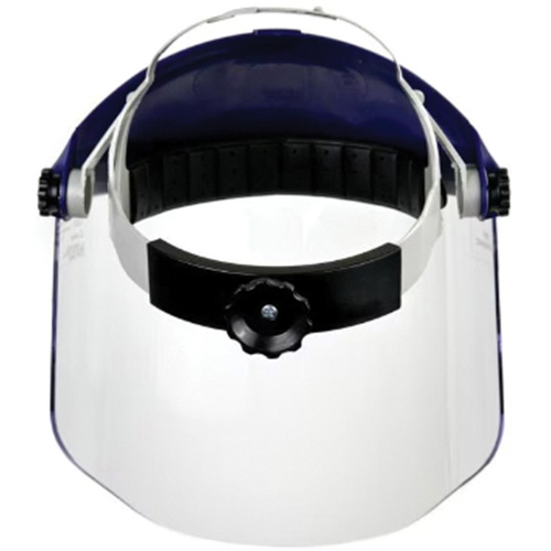 Harnais de t&ecirc;te avec visi&egrave;re, Polycarbonate, Suspension Rochet Southpoint Industrial Supply