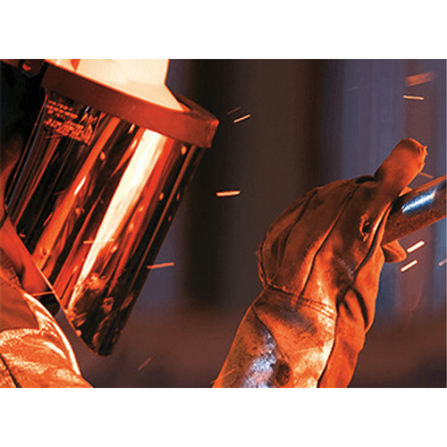 Harnais de t&ecirc;te avec visi&egrave;re, Polycarbonate, Suspension Rochet Southpoint Industrial Supply