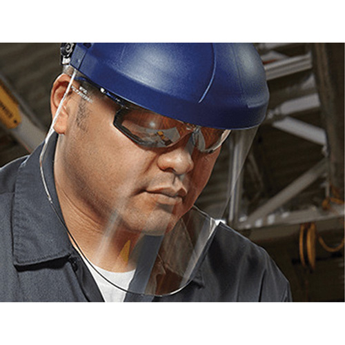 Harnais de t&ecirc;te avec visi&egrave;re, Polycarbonate, Suspension Rochet Southpoint Industrial Supply