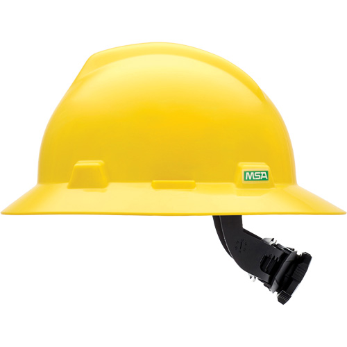 Casques de s&eacute;curit&eacute; &agrave; bordure compl&egrave;te V-Gard, R&eacute;pond aux normes CSA type 1, Suspension Rochet, Non ventil&eacute; Southpoint Industrial Supply