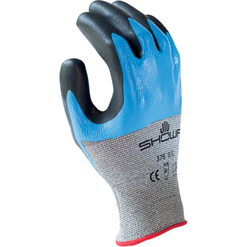 S-Tex 376 Gloves, Size Large/8, 13 Gauge, Foam Nitrile Coated, Polyester/Stainless Steel Shell, ANSI/ISEA 105 Level 4 Southpoint Industrial Supply