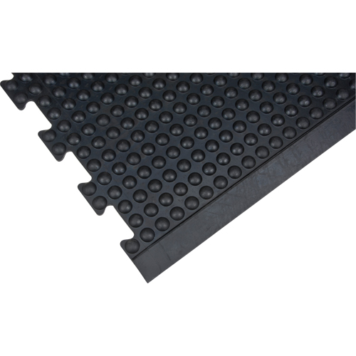 Tapis antifatigue en d&ocirc;me, &agrave; bulles, 3' x 4' x 1/2", Noir, Caoutchouc Southpoint Industrial Supply