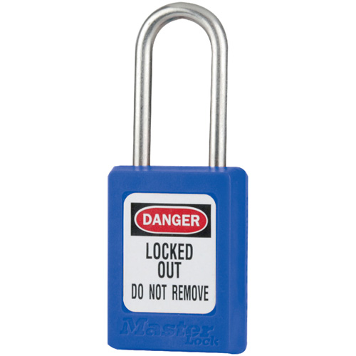 Cadenas de s&eacute;curit&eacute; S31 Zenex, Bleu, Cl&eacute;s identiques, Thermoplastique, Largeur de 1-3/8" Southpoint Industrial Supply