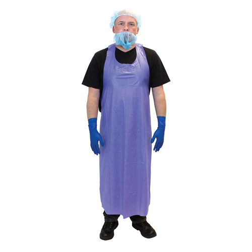 Tabliers en vinyle, Vinyle, Bleu, 35" la x 45" lo Southpoint Industrial Supply