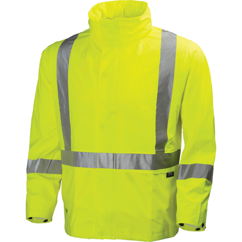 Narvik Rainwear - Jacket, Polyester, High Visibility Lime-Yellow, Small Southpoint Industrial Supply